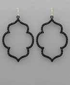 GOLDEN STELLA ARABESQUE COAT EARRINGS