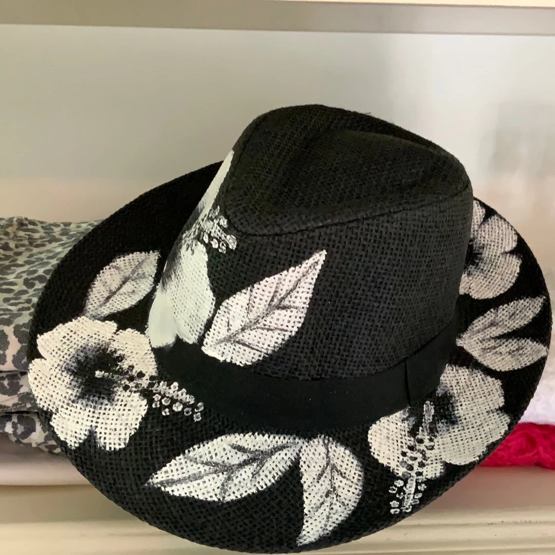 Alvilda Rodriguez HATS, HEADWEAR & HAIR ACCESSORIES HAND PAINTED HAT 6 Alvilda Rodriguez HATS, HEADWEAR & HAIR ACCESSORIES HAND PAINTED HAT