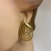 C&C ROPE PEACOCK PLUME EARRINGS
