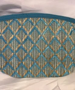 SUZI HANDBAGS/LUGGAGE STRAW COSMETIC BAG