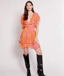 GILNER FARRAR DRESSES FINLEY DRESS FLOATING FLOWERS