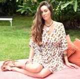 LANI LAU HAWAII DRESSES RUFFLE BUTTERFLY DRESS