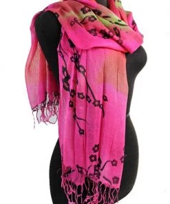 CAPZONE HATS, HEADWEAR & HAIR ACCESSORIES BLOSSOM PRINT SCARF
