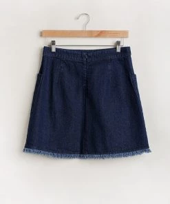 STYLE U INDIGO GO-GO SKIRT