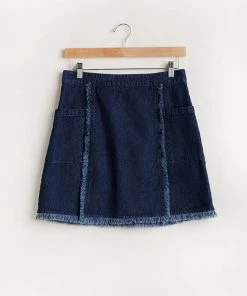 STYLE U INDIGO GO-GO SKIRT