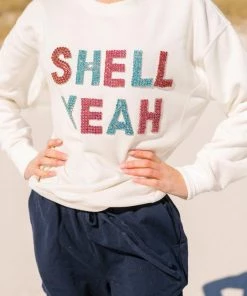 JUDITH MARCH SHELL YEAH LOUNGE TOP TOPS